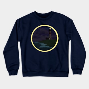 Lighthouse at Night Crewneck Sweatshirt